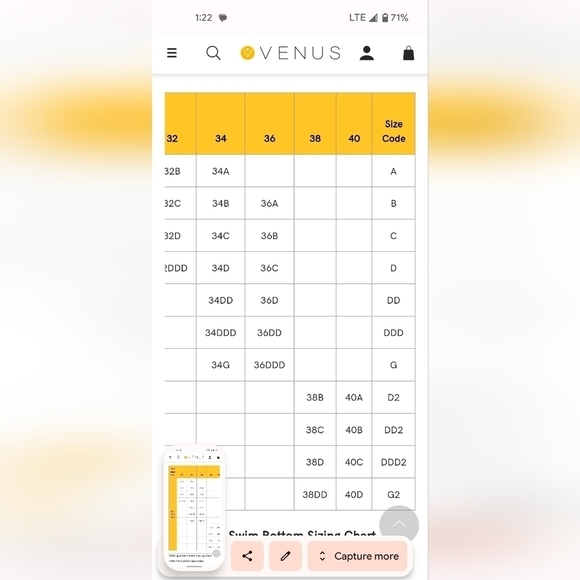 VENUS BOHO Delicate PAISLEY String BIKINI TOP unpadded underwire Sz D2  38B/40A - Picture 14 of 15